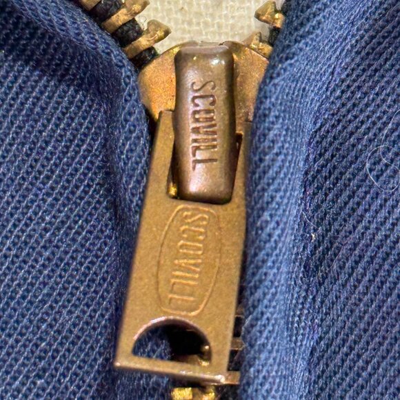 Vintage Ford Mechanic60's  Navy Blue Work Jacket By Miller Mfg Co Medium Scovill - Picture 9 of 13